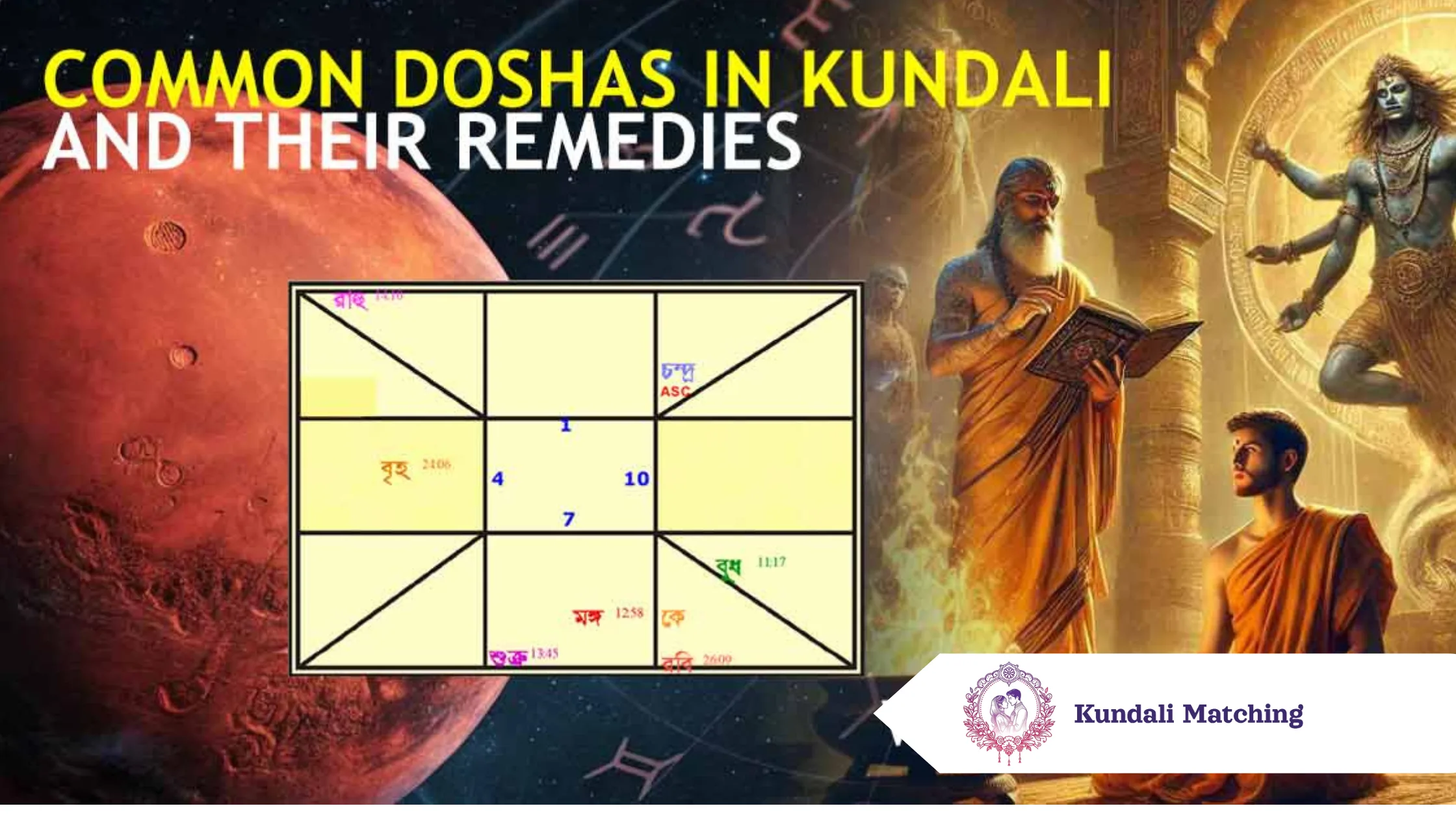 Wedding Horoscope Match: Common Doshas & Remedies